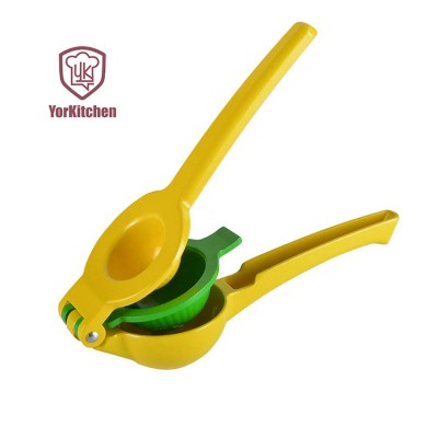 Aluminum Alloy Manual Double Bowl Lemon Squeezer Citrus Juicer Press